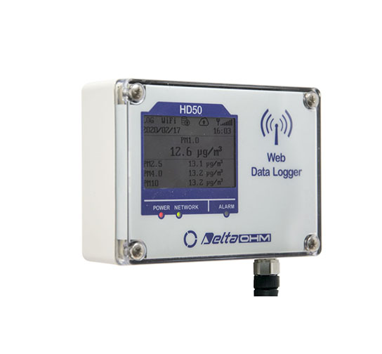 意大利DELTAOHM HD50PM–PM2.5/PM10無線Web記錄器